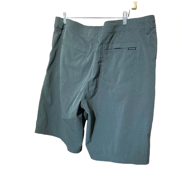 PrAna‎ Iron Hybridizer 10" Shorts with Pockets Zip Button Closure Size 40X10L - Picture 6 of 13